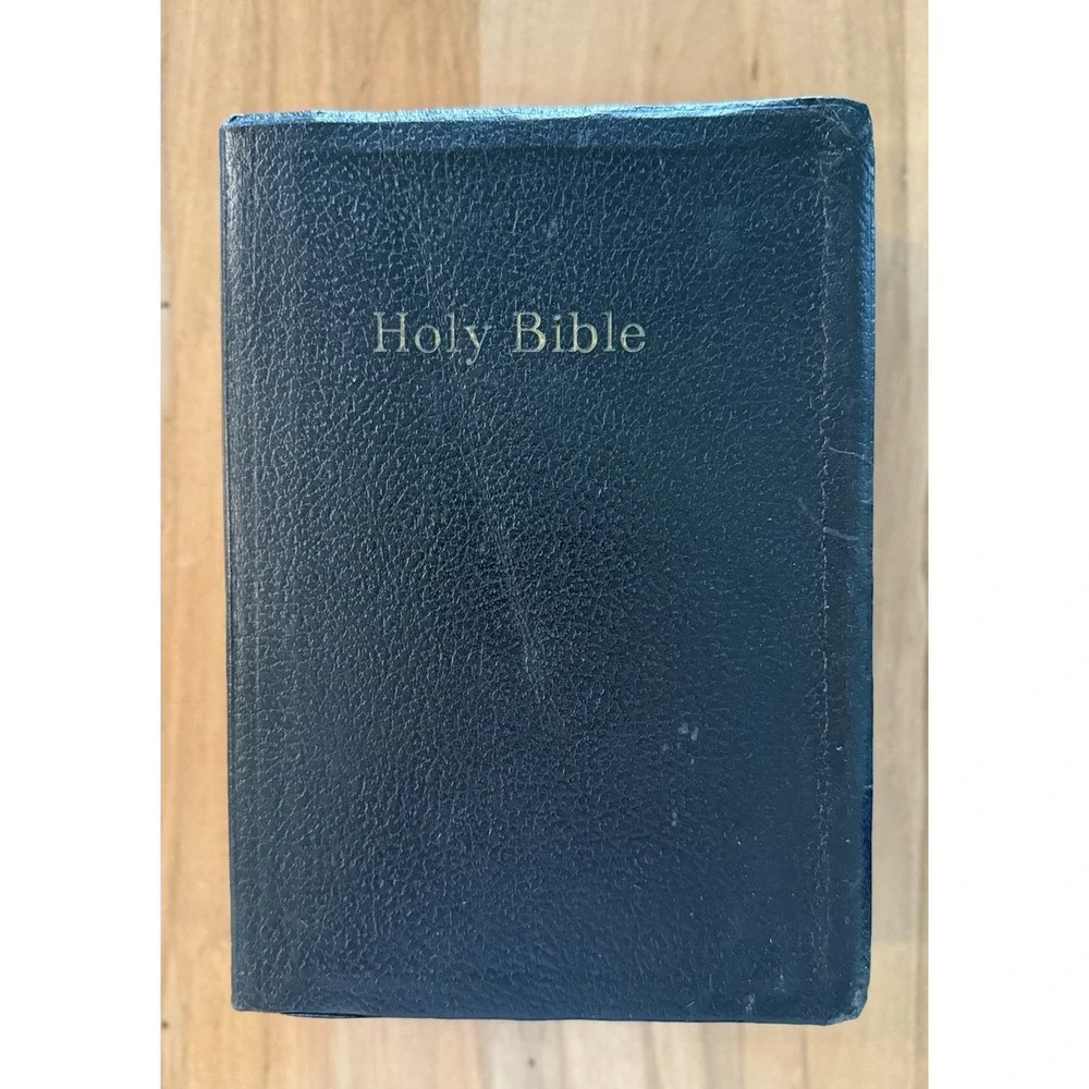 Holy Bible KJV Latter-Day Saints LDS 1960s Black Self Pronouncing Edition